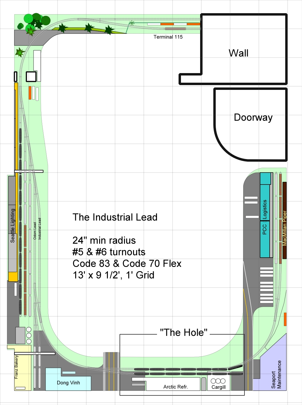 Track Plan - Industrial Lead 26